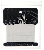 Fil de perles de soie FF (12.8lbs) Blanc 16yds