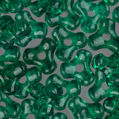 11mm Plastic Tri-Beads 900/pk - Emerald