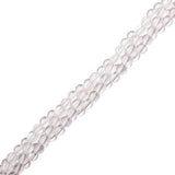 Perles de qualité A en cristal de quartz de 4 mm (naturel) brin de 15 à 16 po