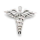 Breloque médicale en métal 1 5/8" 5/pqt