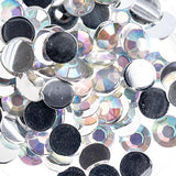 Strass Dos Plat Rond 6mm Cristal AB 1000/pk
