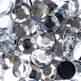 Strass Dos Plat Rond 12mm Cristal 400/pk