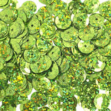 Paillettes 6mm Hologramme Vert Citron 1600/pk