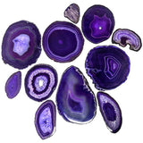 Agate Slab 2" Violet - Chaque