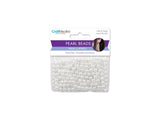 Perles Artisanales 6mm Blanc 185/pqt