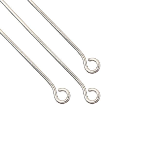 Gold Eye Pin Silver Rose Gold Black Open Eyepins Headpins 0.7mm