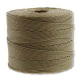 S-Lon Fine Bead Cord .4mm Kaki 118yd Bobine