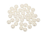 Perles Artisanales 10mm Ivoire 40/pqt