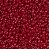 15/0 Miyuki Seed Beads #1464 Opaque Maroon 8.2g