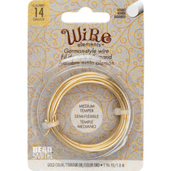 14g German Style Wire Gold 1.8m