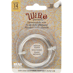 14g German Style Wire Silver 1.8m