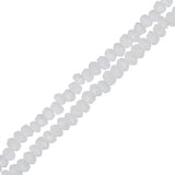 Crystal Lane Rondelle 1.5x2.5mm Blanc Opaque 246/Brin