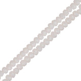 Crystal Lane Rondelle 1.5x2.5mm Opaque Light Cream 246/Brin