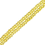Crystal Lane Rondelle 1.5x2.5mm Jaune Transparent 246/Brin