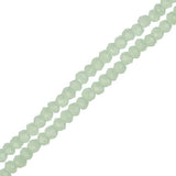 Crystal Lane Rondelle 1.5x2.5mm Opaque Vert Clair 246/Brin