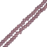 Crystal Lane Rondelle 1,5 x 2,5 mm violet foncé opaque 246/fil