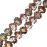 Crystal Lane Rondelle 4x6mm Tr Demi Cuivre Iris 78/Brin