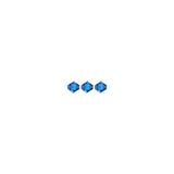 Preciosa Bicone 6mm Capri Blue Each