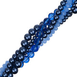 Crystal Lane Twisted Bead Strands Monkshood