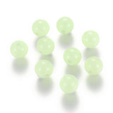 Perles en plastique rondes phosphorescentes de 5 mm 1000/pk