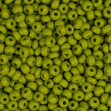 11/0 Perles de Rocailles Tchèques #1024B Opaque Vert Clair 250g