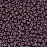 11/0 Perles de Rocailles Tchèques #1027B Mauve Foncé Opaque 250g
