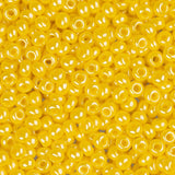 11/0 Czech Seed Beads #35044B Opaque Golden Yellow Luster 250g
