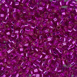 11/0 Delica Bead #1340 Silver Lined Fuchsia 50g Bag
