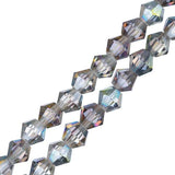 Crystal Lane Toupie 4mm Tr Rose Vert Lustre 96/Brin