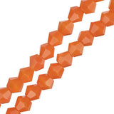 Crystal Lane Toupie 4mm Orange Opaque 96/Brins