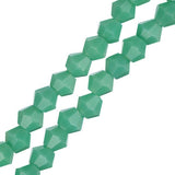 Crystal Lane Toupie 4mm Opaque Turquoise Vert 96/Brin