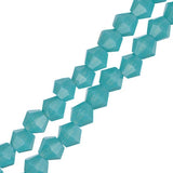 Crystal Lane Toupie 4mm Bleu Turquoise Opaque 96/Brin