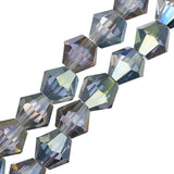 Crystal Lane Toupie 6mm Tr Rose Vert Lustre 64/Brins