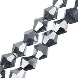 Crystal Lane Toupie 6mm Op Silver Iris 64/Strand