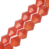 Crystal Lane Toupie 6mm Orange Opaque 64/Brins