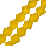 Crystal Lane Toupie 6mm Jaune Opaque 64/Brins