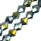 Crystal Lane Toupie 6mm Opaque Vert Iris 64/Brins