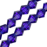 Crystal Lane Toupie 6mm Transparent Saphir Foncé 64/Brin