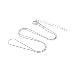 Necklace Snake Chain 18" Nickel 1/pk