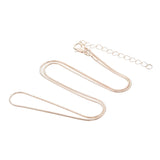 Necklace Snake Chain 18" Rose Gold 1/pk