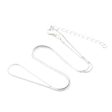 Necklace Snake Chain 18" Silver 1/pk