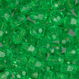 Perles à facettes en plastique de 6 mm 1080/pk - Menthe