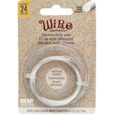 German Style Wire 24g Silver 12m