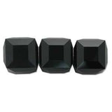 *Swarovski Cube 6mm Jet Each