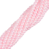 Perles de rocaille tchèques 11/0 #35011 Perle opaque teintée rose pâle 6 brins Hank