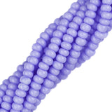 11/0 Czech Seed Beads #40008 Light Violet Dyed Solgel 6 Strand Hank