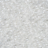 11/0 Toho Seed Beads #101 Transparent Lustered Crystal 250g Bag