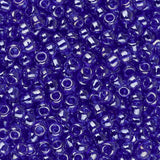 11/0 Toho Seed Beads #116 Transparent Lustered Cobalt 250g Bag