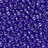 11/0 perles de rocaille Toho #116 flacon de 8-9g de cobalt lustré transparent