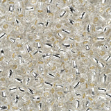 Perles de rocaille Toho 11/0 #21 Flacon de cristal doublé d'argent 8-9g